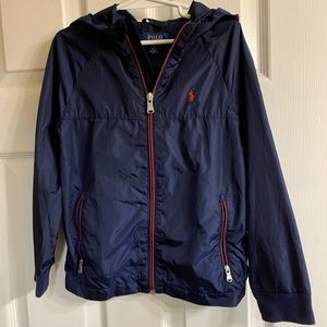 POLO Ralph Lauren Kids Windbreaker Jacket Blue/Red